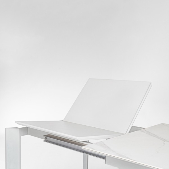 Tavolo Da Interno Allungabile 90x160-220 Grigio-Bianco Briva Bizzotto