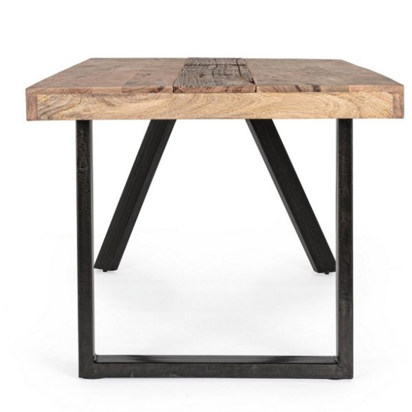Tavolo Da Pranzo Per Interni 160x90 Piano In Legno Manchester Bizzotto