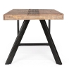 Tavolo Da Pranzo Per Interni 160x90 Piano In Legno Manchester Bizzotto