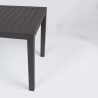 Tavolo In Alluminio Allungabile Da Esterno 100x200-300 Cm Antracite
