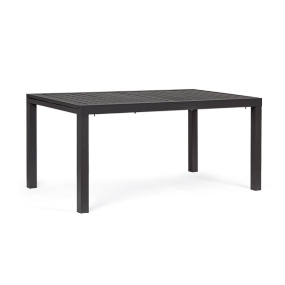 Tavolo In Alluminio Allungabile Da Esterno 100x200-300 Cm Antracite