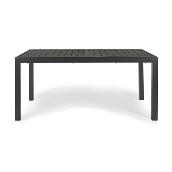 Tavolo In Alluminio Allungabile Da Esterno 100x200-300 Cm Antracite