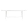 Tavolo In Alluminio Bianco Allungabile Da Esterno 90x160-240 Cm Hilde Bizzotto