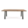 Tavolo In Legno Massello Grezzo Industrial Moderno Bizzotto 200x95 Aron