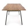 Tavolo In Legno Massello Grezzo Industrial Moderno Bizzotto 200x95 Aron