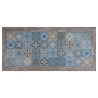 Tavolo In Mosaico Da Esterno 180x90 Cm Acciaio Top In Ceramica Maiori
