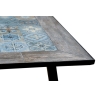 Tavolo In Mosaico Da Esterno 180x90 Cm Acciaio Top In Ceramica Maiori