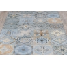 Tavolo In Mosaico Da Esterno 180x90 Cm Acciaio Top In Ceramica Maiori