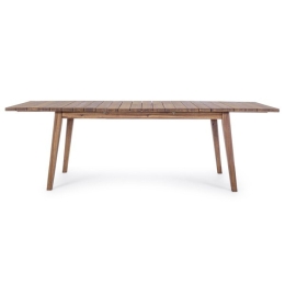 Tavolo legno rettangolare allungabile 180-240x90 cm da esterno Varsavia Bizzotto