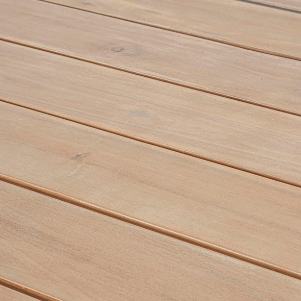 Tavolo rettangolare allungabile da esterno 160-240x100 cm legno e alluminio Delmar Bizzotto