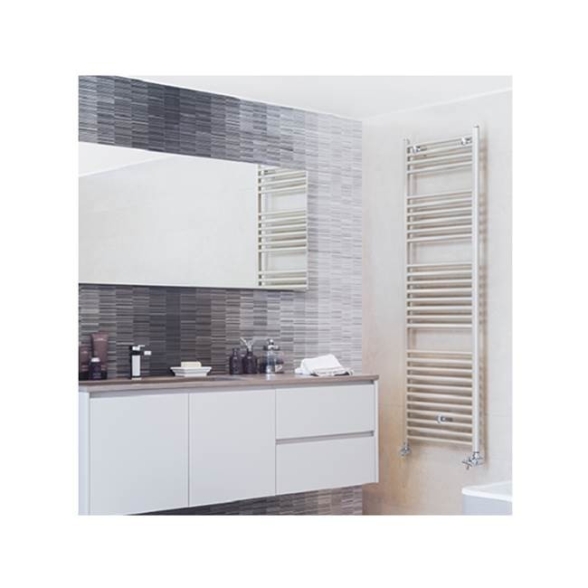 Termoarredo bianco in alluminio 150 cm x int. 40 cm Fondital linea Cool