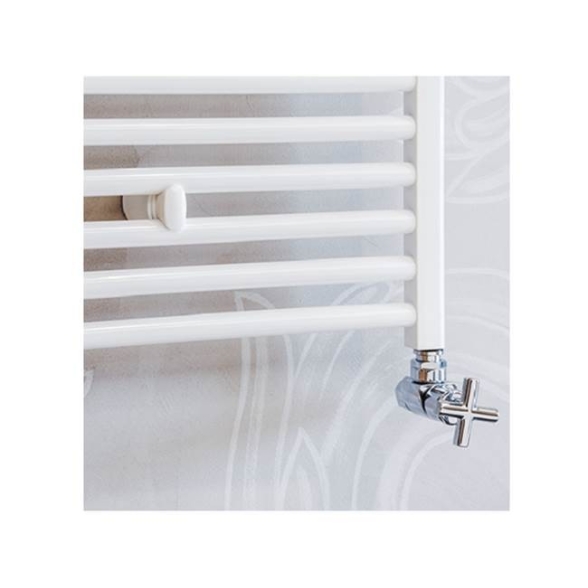 Termoarredo bianco in alluminio 150 cm x int. 40 cm Fondital linea Cool