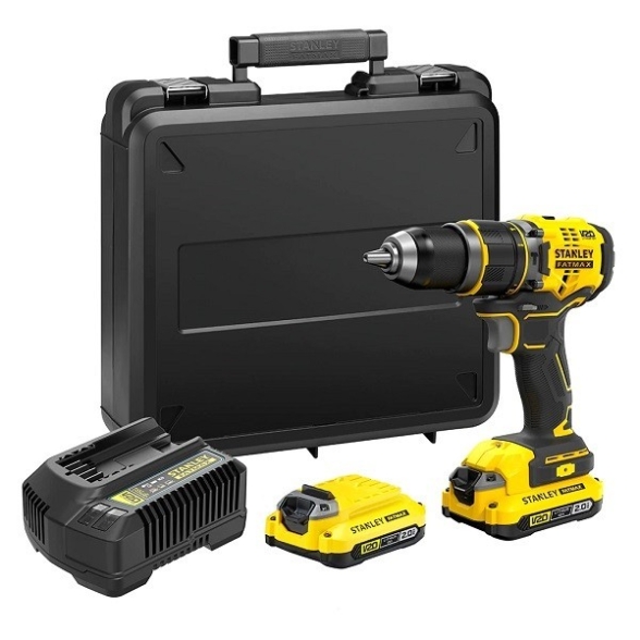 Trapano a percussione Stanley V20 batterie 2x2Ah