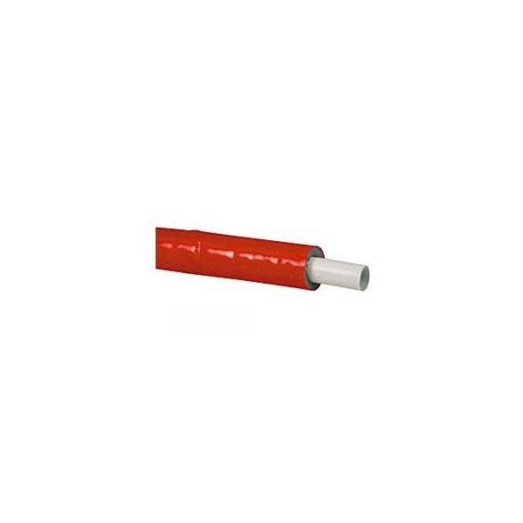 Tubo multistrato 16x2 con coibentazione termica 6 mm Giacomini R999IY220 rotolo 50 mt rosso