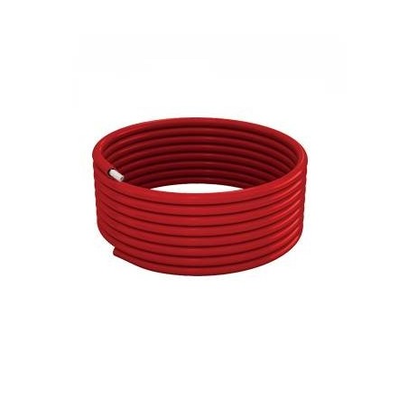 Tubo multistrato 26x3 con coibentazione termica 10 mm Giacomini R999IY270 rotolo 25 mt rosso