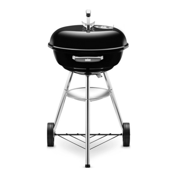 Weber Compact 47 Cm Barbecue A Carbone Kettle Grill Nero Tondo