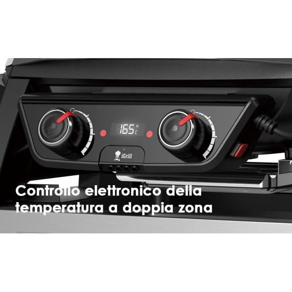 Weber Pulse 2000 Barbecue elettrico iGrill con doppio controllo temperatura