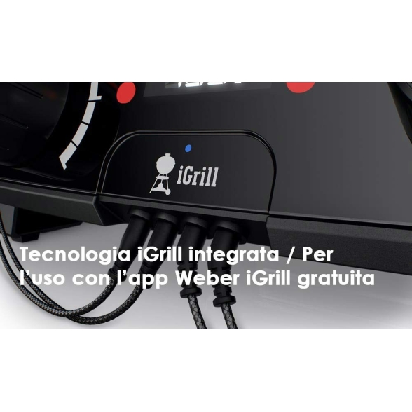 Weber Pulse 2000 Barbecue elettrico iGrill con doppio controllo temperatura