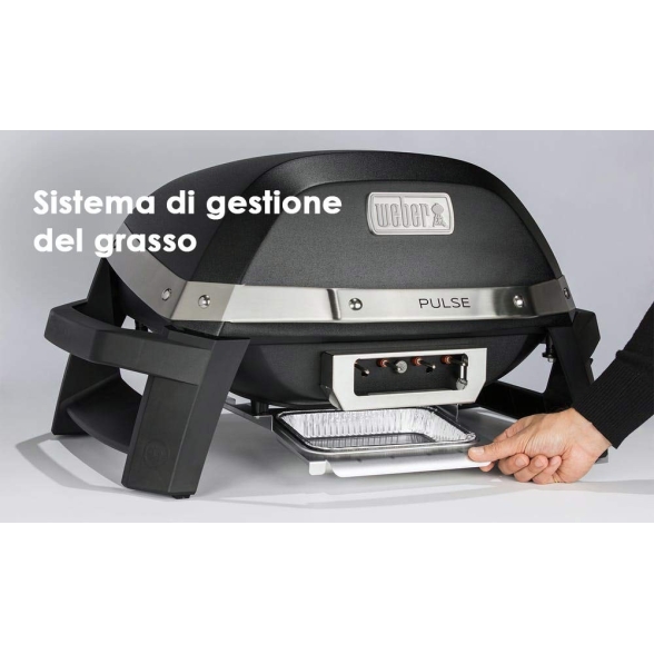 Weber Pulse 2000 Barbecue elettrico iGrill con doppio controllo temperatura