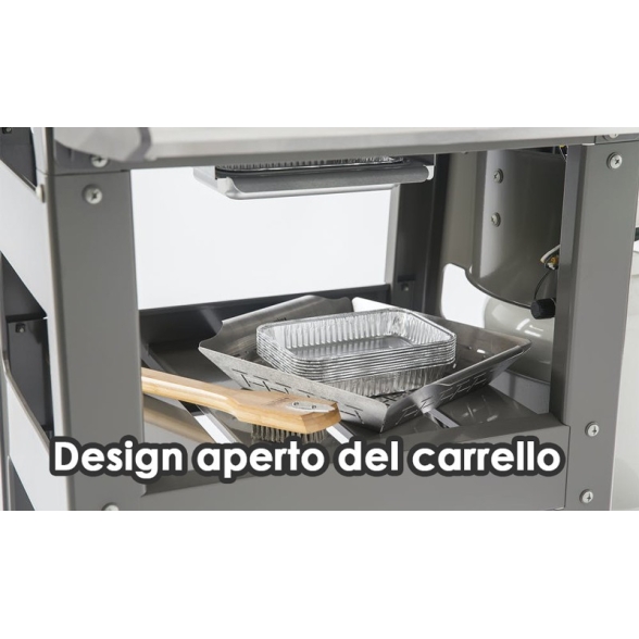 Barbecue A Gas Weber Spirit II E210 due bruciatori griglia GBS nero