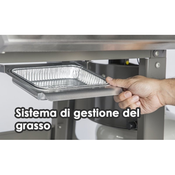 Barbecue A Gas Weber Spirit II E210 due bruciatori griglia GBS nero