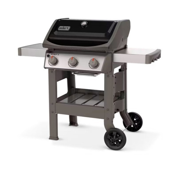 Weber Spirit II E310 Barbecue A Gas 3 Fuochi Con Griglia In Ghisa GBS Ripiano Pieghevole