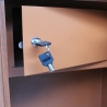 Armadio Portafucili Effetto Legno Utilia Fuciliera 4 Posti Con Tesoretto