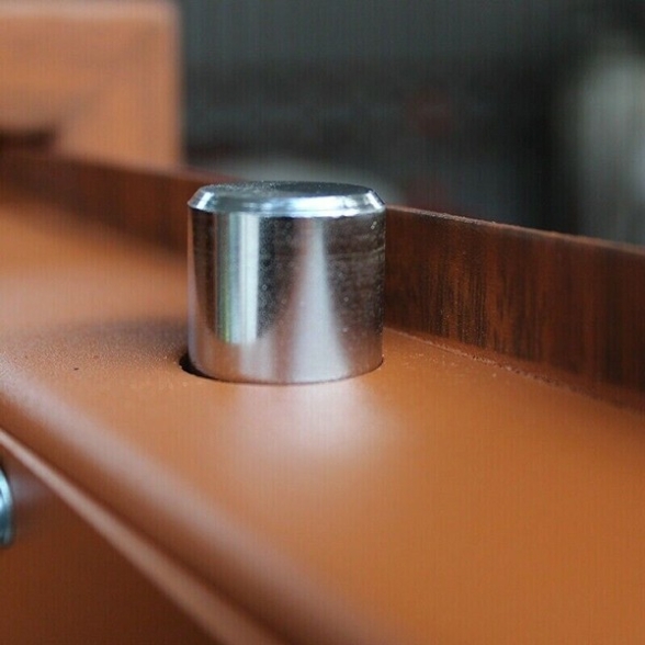 Armadio Portafucili Effetto Legno Utilia Fuciliera 4 Posti Con Tesoretto