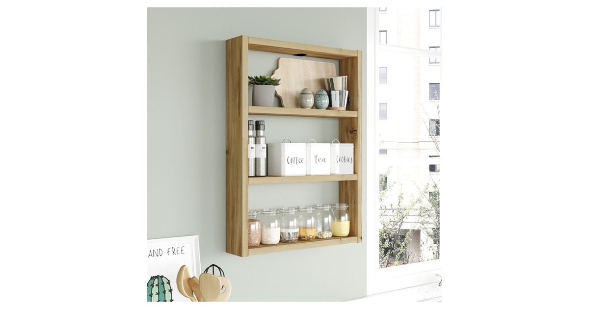 LANTUS Mensola Microonde, Supporto Per Forno A Microonde In Bamb&ugrave;