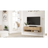 Mobile Tv Sospeso 100x32x30 Effetto Legno Rovere Evolution