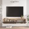 Mobile Tv Sospeso 140x32x30 Rovere E Antracite Evolution