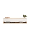 Mobile Tv Sospeso 140x32x30 Rovere E Bianco Evolution