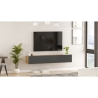 Mobile Tv Sospeso 180x32x30 Rovere E Antracite Future