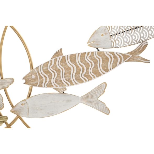 Pannello decorativo con design pesci 142,9x5x61,6 cm Fishy Move