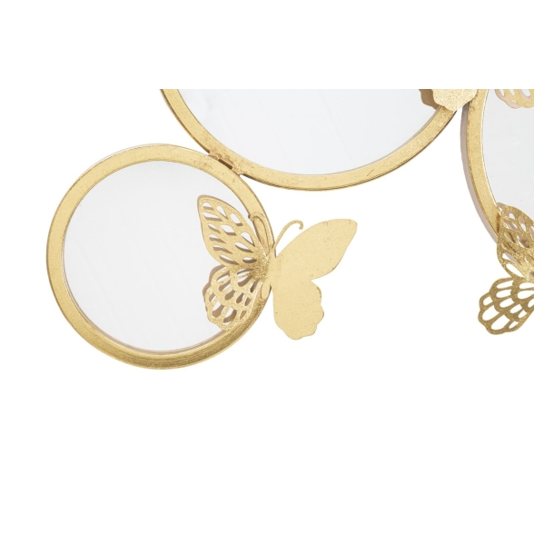 Pannello decorativo da muro 89,5x4,5x45,5 cm Butterfly Mirror