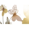 Pannello decorativo da muro con design a farfalle 132X3,5X95,5 cm Butterflies oro/rosa
