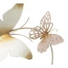 Pannello decorativo da muro con design a farfalle 132X3,5X95,5 cm Butterflies oro/rosa