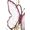 Pannello decorativo da muro con design a farfalle 59,5X4X111,5 cm Butterflies oro/bordeaux