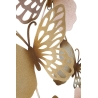 Pannello decorativo da muro con design a farfalle 59,5X4X111,5 cm Butterflies oro/rosa