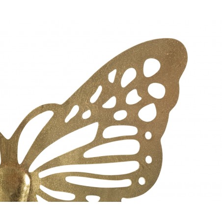 Pannello decorativo Farfalla da muro 43x2x35 cm gold