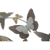 Pannello decorativo in ferro trama farfalle 118x3x52 cm Butterfly
