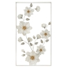 Pannello decorativo a fiori in ferro 50x5,5x90,5 cm Flix