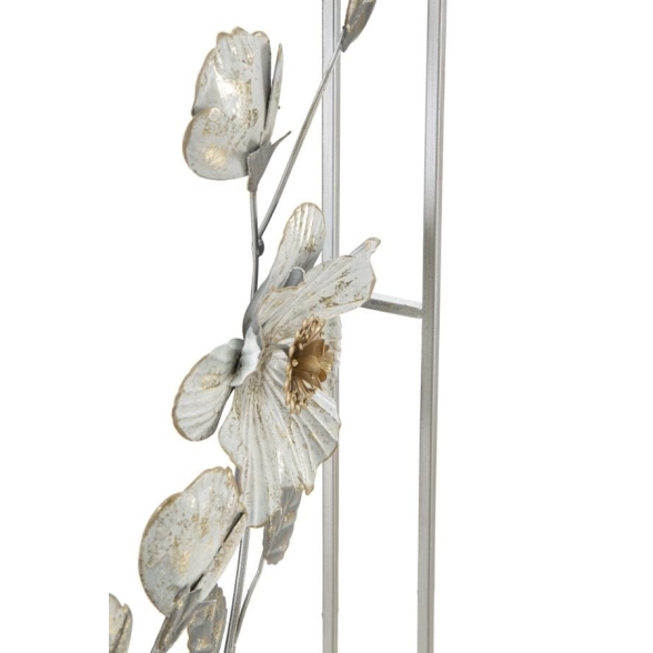 Pannello decorativo a fiori in ferro 50x5,5x90,5 cm Flix