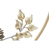 Pannello decorativo circolare design a fiori e foglie Ø 65,4X4.4 cm Rod