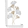 Pannello decorativo in ferro 58x5x104,8 cm modello Rixy 