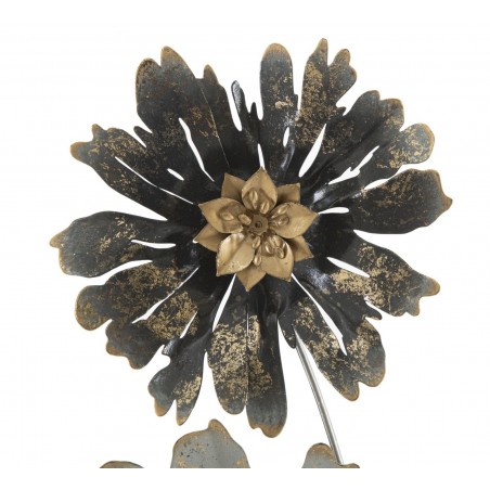 Pannello decorativo in ferro con designa fiori 35x5,5x88 cm Simply