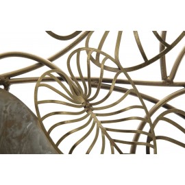 Pannello decorativo in ferro trama foglie 131x61x4,5 cm Century