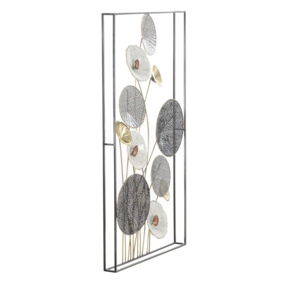 Pannello decorativo rettangolare in ferro 50x90,5x6 cm Grid
