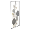 Pannello decorativo rettangolare in ferro 50x90,5x6 cm Grid
