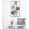Pannello decorativo rettangolare in ferro 50x90,5x6 cm Grid